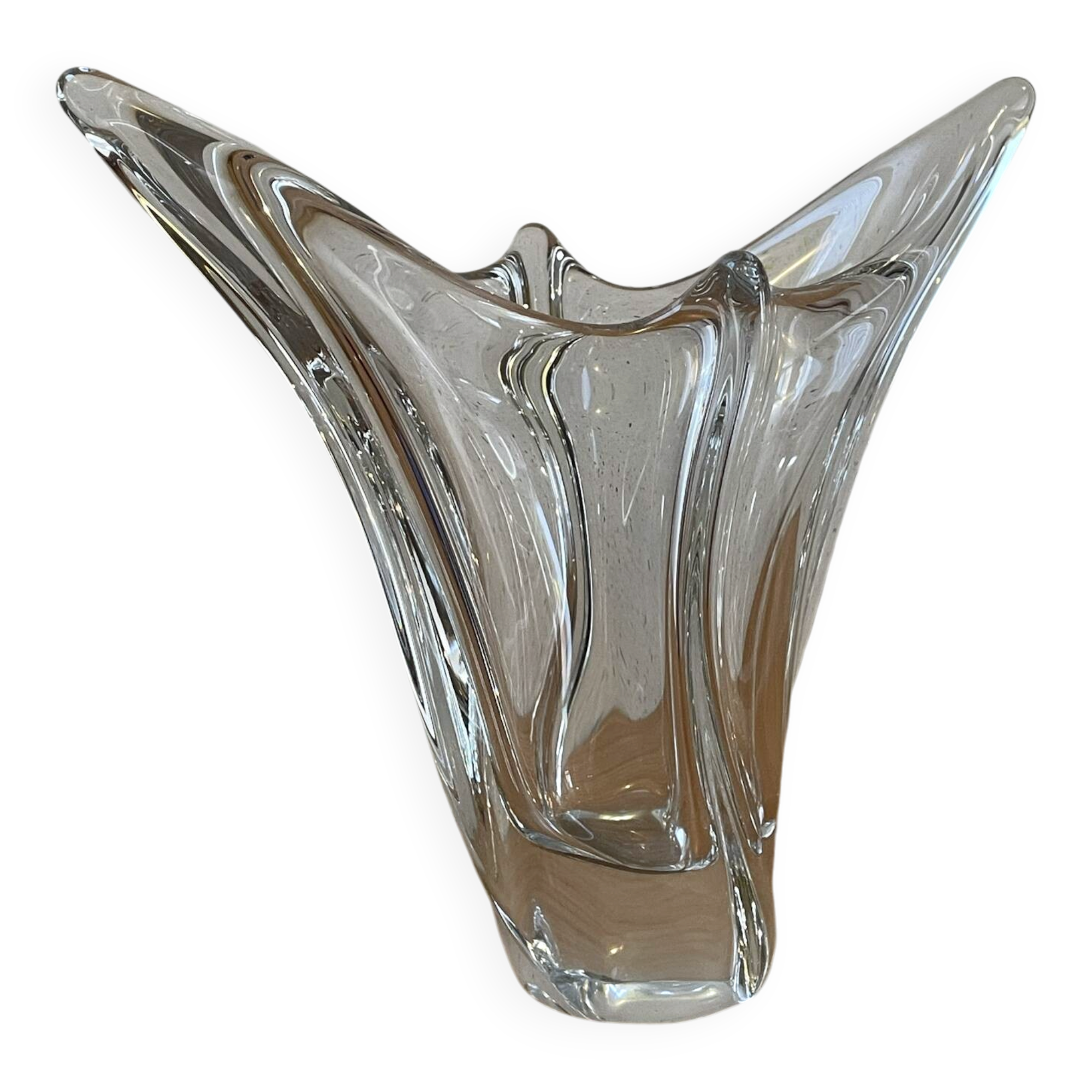 Sculptural vase Daum