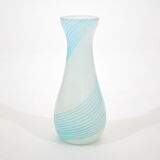 Vase en verre de Murano 'Mezza Filigrana' Par Dino Martens Pour Aureliano Toso