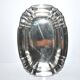 WMF Oval dish vintage tray in silver metal - scalloped net model 34cm