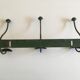 1900 green metal garden coat holder