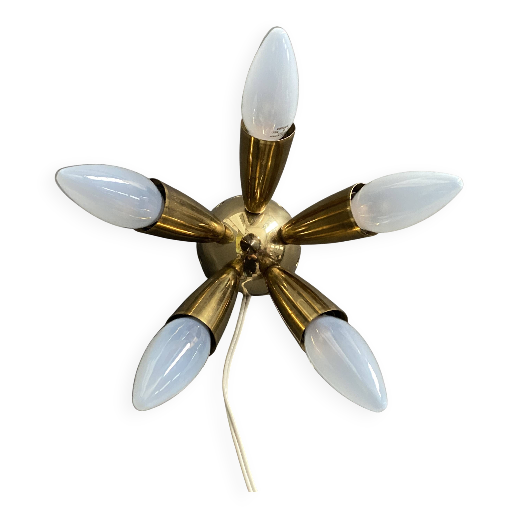Wolfgang Tumpel ceiling / wall lamp 1960s