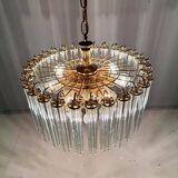 Mid-century modern chandelier by Gaetano Sciolari, 1970s