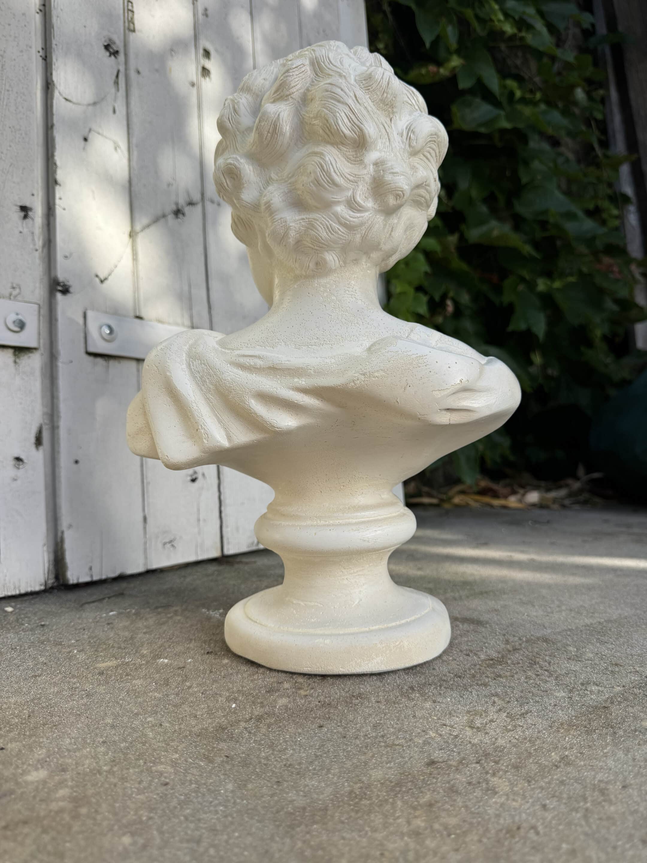 Plaster bust