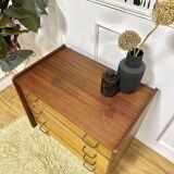 Vintage chest of drawers compass feet