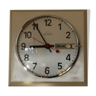Rectangular Decerny wall clock