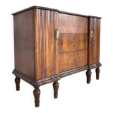 Italian art deco walnut chest of drawers, 1940s.