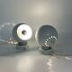 Set of 2 Eyeball wall lamps - Reggiani - 60s,  space age design desk lamp
