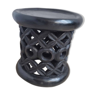 Tabouret Bamiléké africain tribal