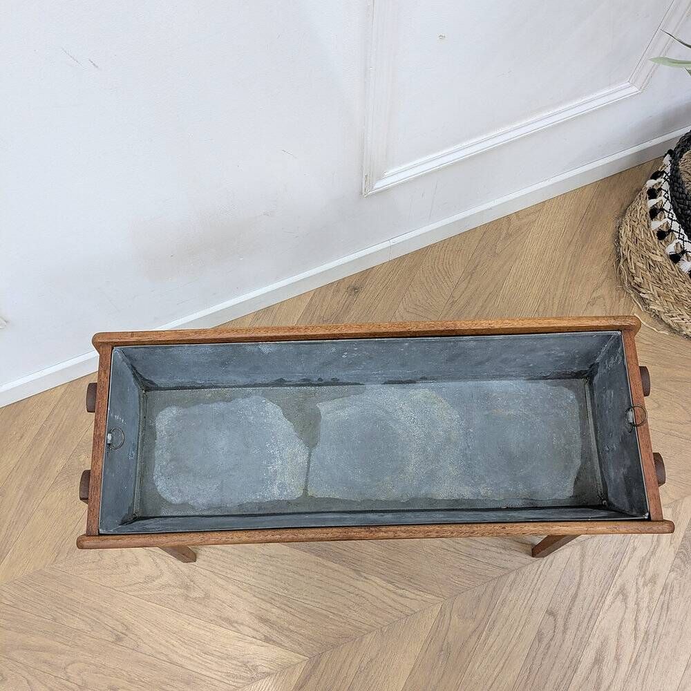 Vintage teak planter 60s