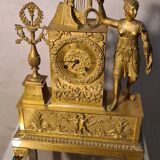 Old bronze clock nineteenth century
