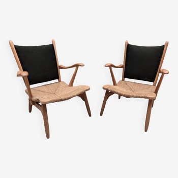 Pair of Scandinavian armchairs from ster gelderland
