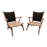 Paire de fauteuils scandinave de ster gelderland