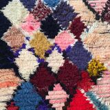 Moroccan Berber carpet Boucherouite 173x146cm