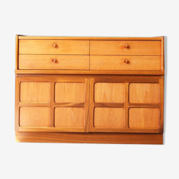Mid Century Nathan Furniture Sideboard Storage Entertainment Unit 1960s