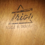 Scandinavian coffee table Trioh in teak