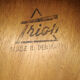 Scandinavian coffee table Trioh in teak