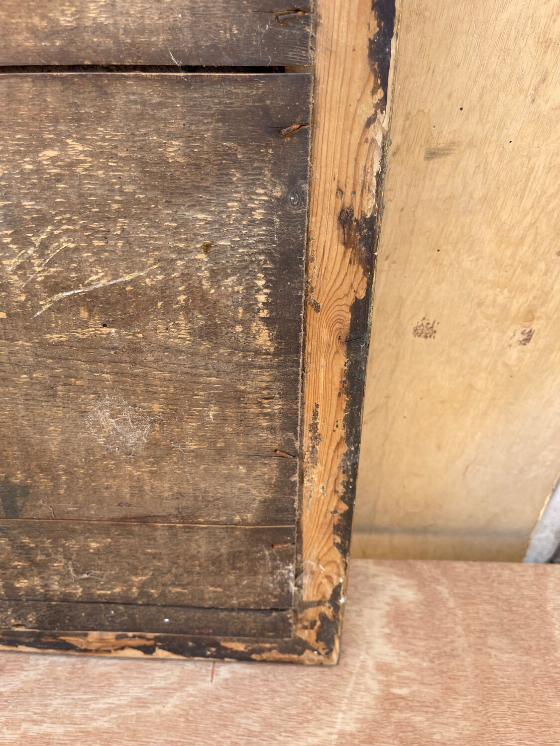 Mirror period louis XVI late eighteenth hau 60 x 44 cm