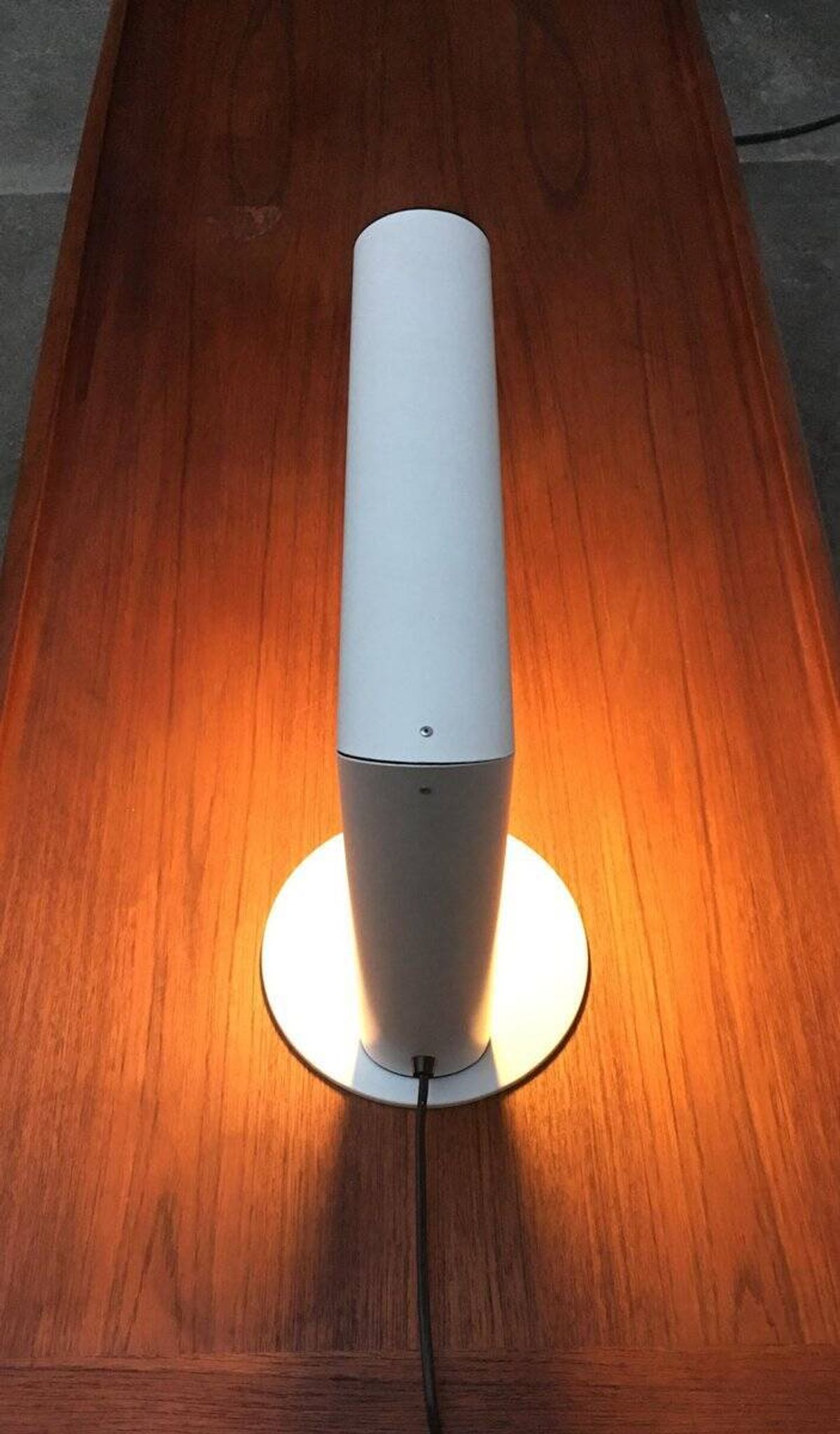Lampe de table minimaliste en métal allemand de Brendel Leuchten, années 1970