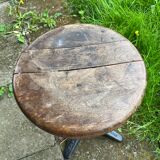 Tabouret industriel ancien Singer