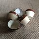 Series of 5 sandstone ramekins