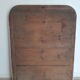 Old mirror, Louis Philippe style, white and gold patina, antique French