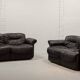 Superb De Sede Smooth Leather Design Two-Seat Loveseat Lounge Sofa DS17 70s