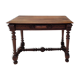 Ancienne table a ecrire bois perlé Louis XIII