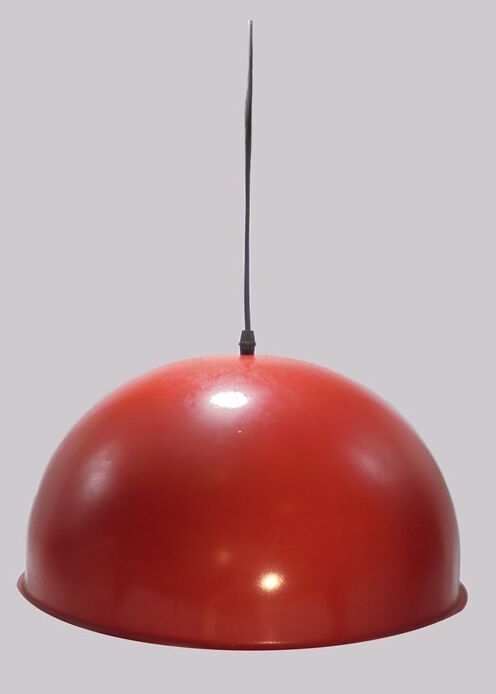 Vintage red pendant lamp