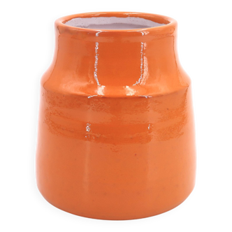 Céramique orange de Mado Jolain, années 50