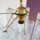Murano glass chandelier "Tronchi" style 60's Venini style