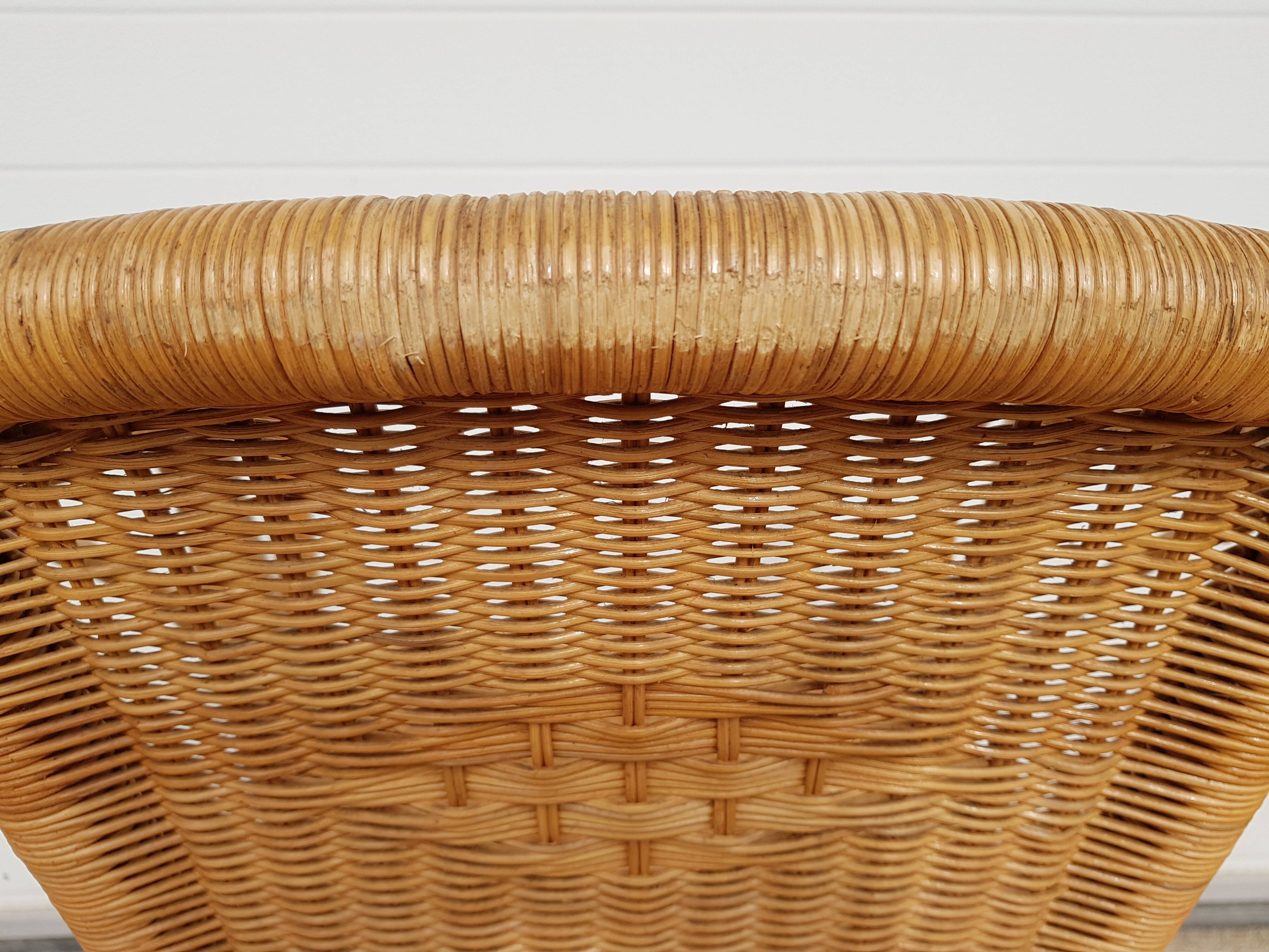 Old chair in bamboo 60s