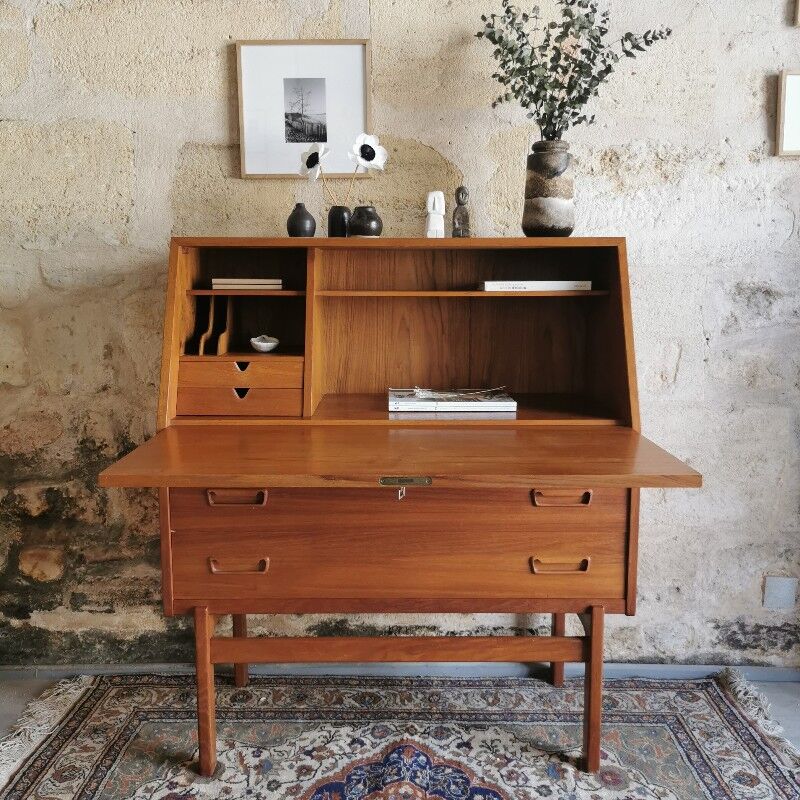 Danish vintage teak secretary