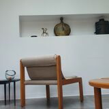 Natural linen chair