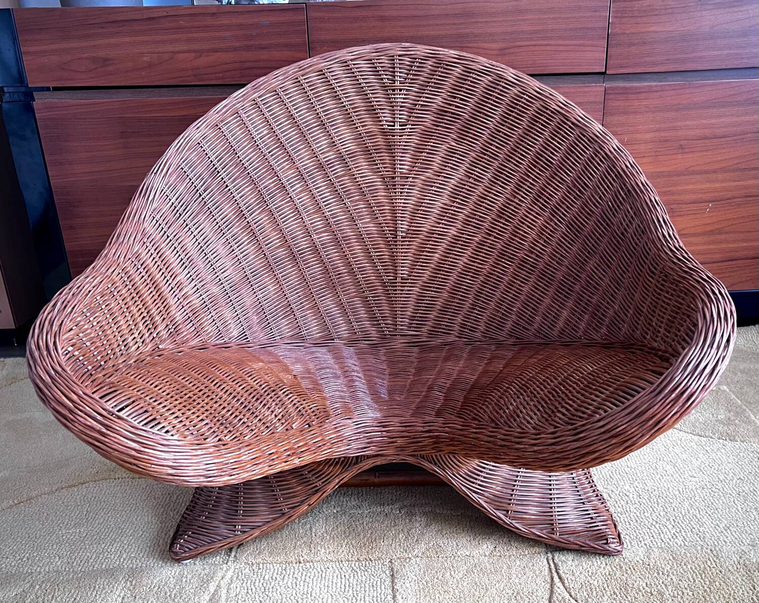 Rattan meditation chair