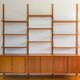 Modular wall storage system by Poul Cadovius for Cado, 1960s