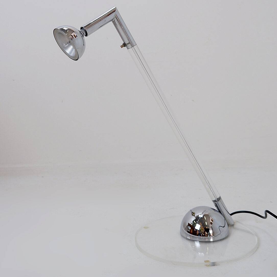 Postmodern Translucent Acrylic glass Table Lamp - 1980s