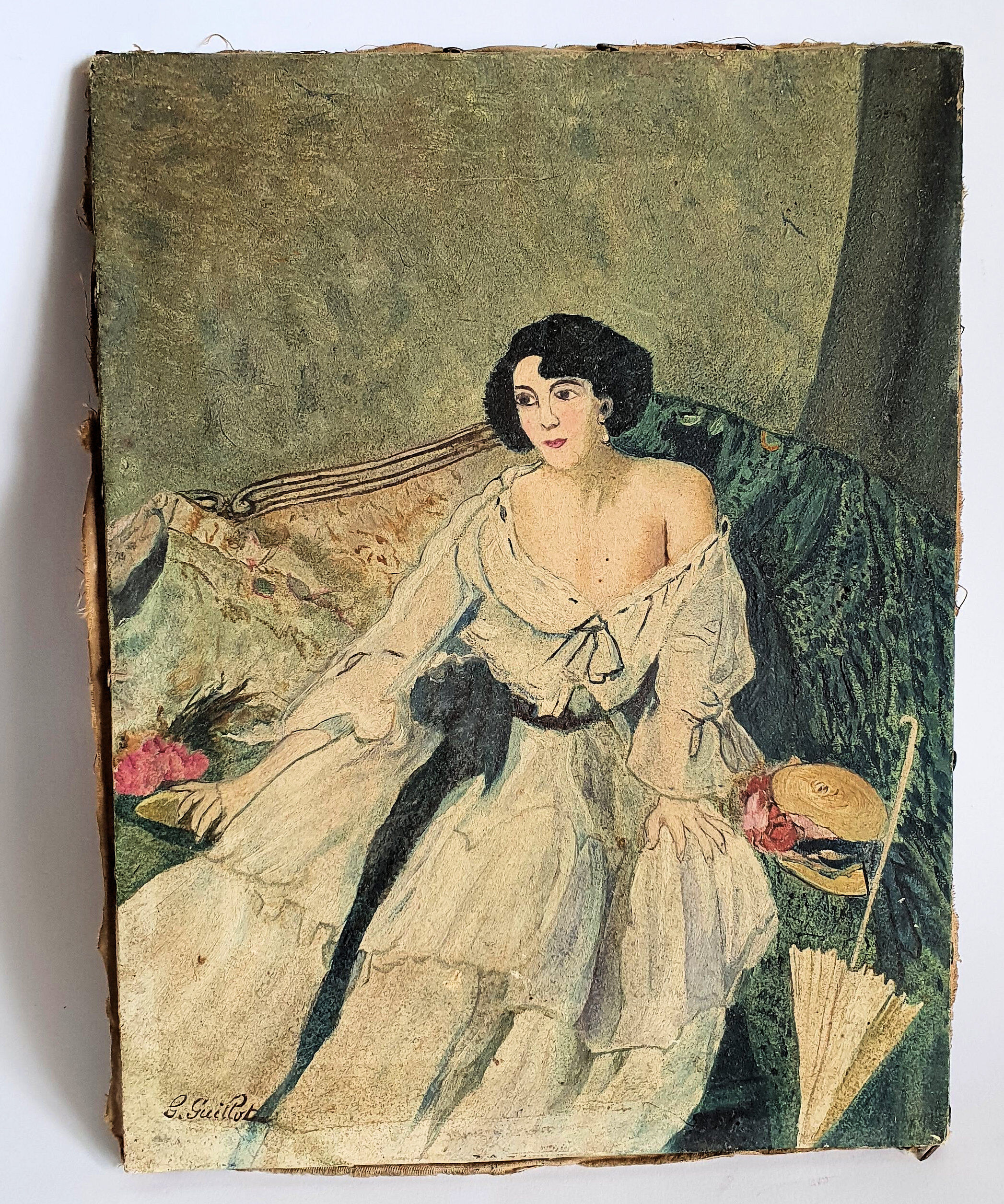 Oil on canvas by Gabrielle Guillot De Raffaillac