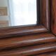 Vintage Bamboo Beveled Mirror