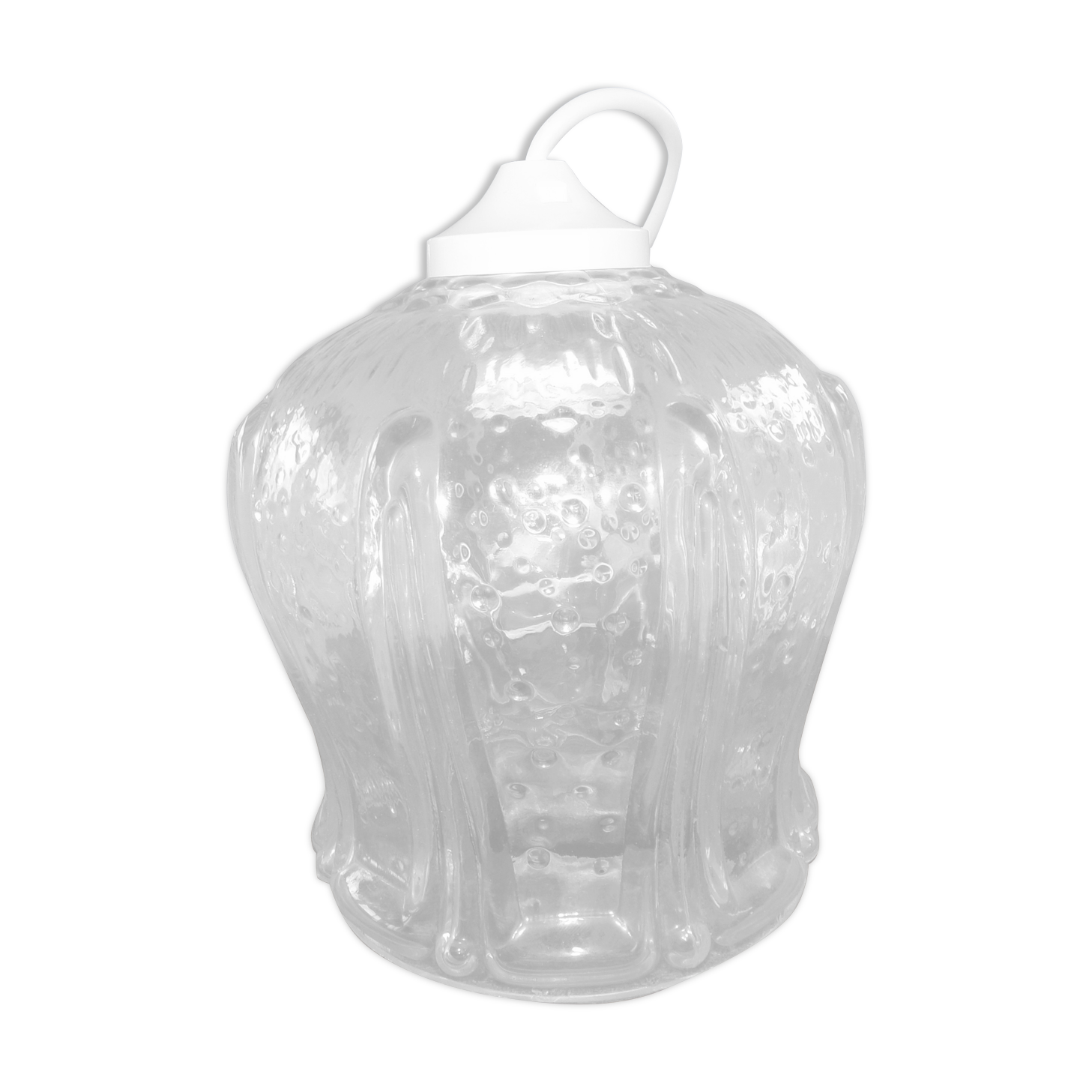 Glass hanging lamp