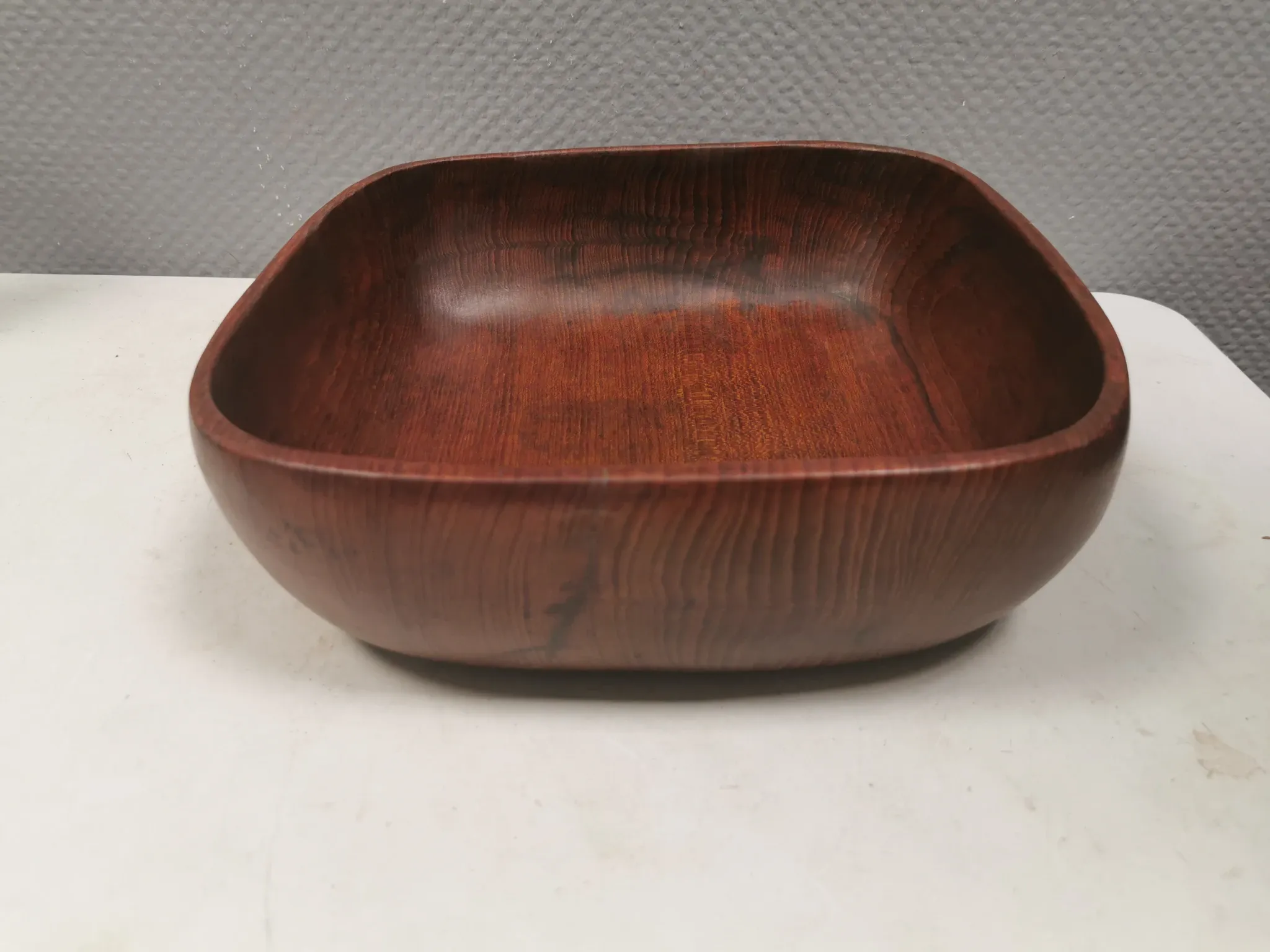 A large, beautiful teak bowl, Danish and probably from the 1980s.