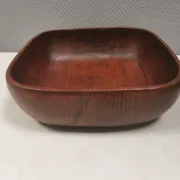 A large, beautiful teak bowl, Danish and probably from the 1980s.