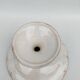 Earthenware bowl on pedestal by Boch Frères, iron earth, circa 1900.