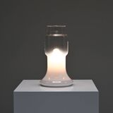 Glass Italian table lamp, 1970s Italy.