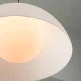 Italian Space Age Pendant in Brass and Acrylic Glass, 1970s