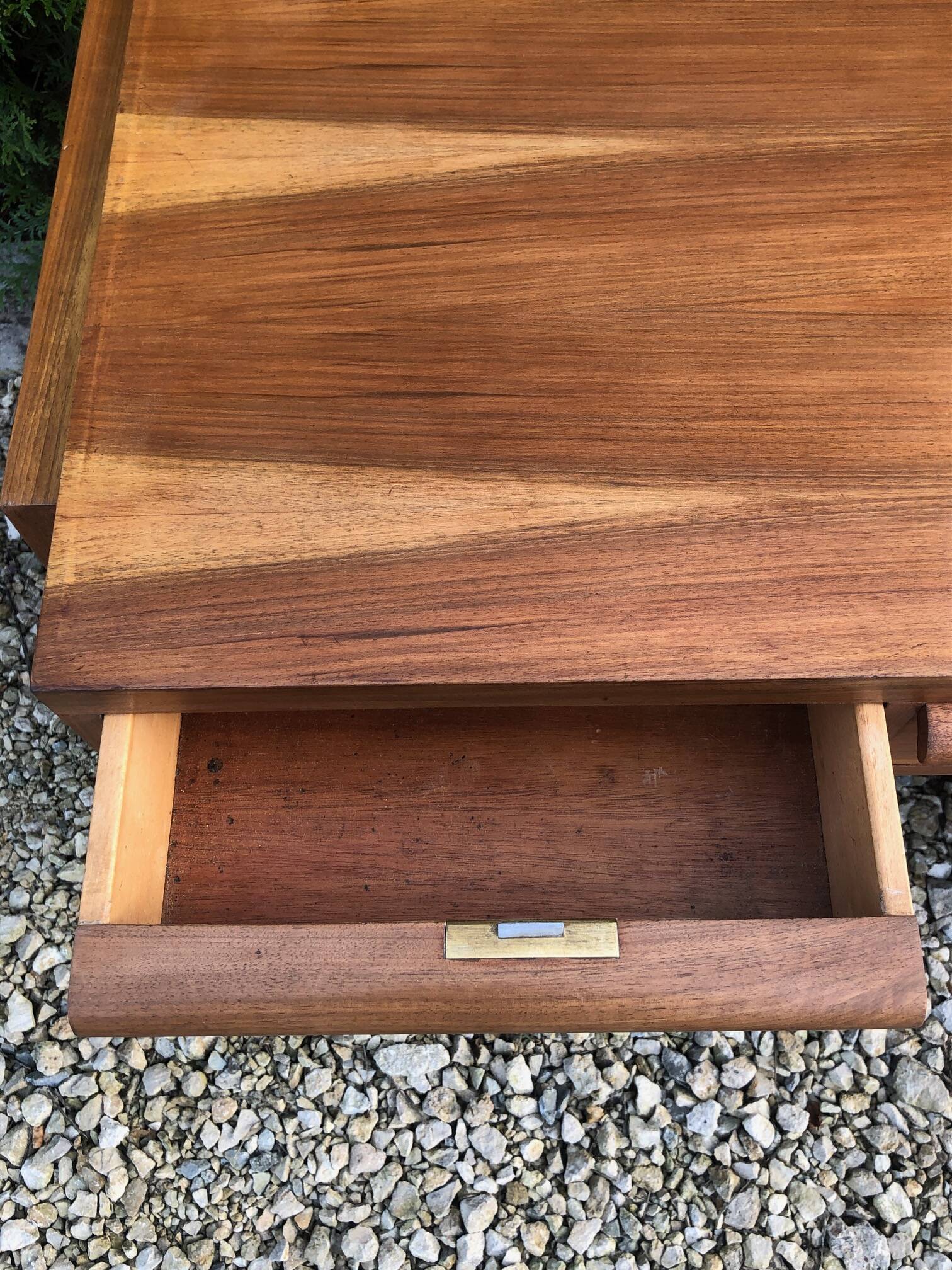 modernist teak desk
