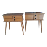 Pair of vintage bedside tables