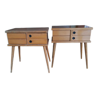 Paire de travailleuses vintage