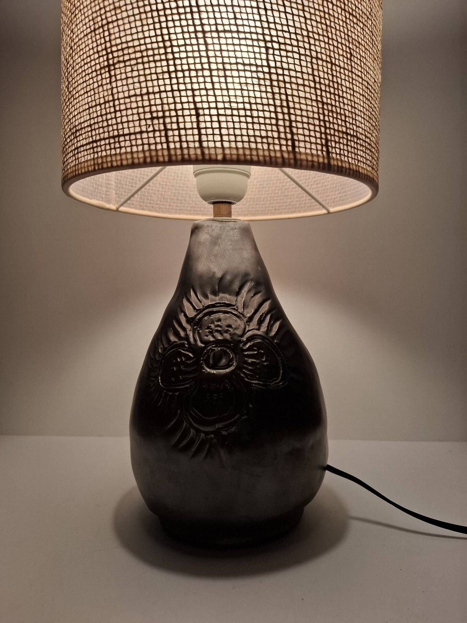 Lampe céramique vintage
