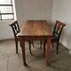 Oak bistro table circa 1900