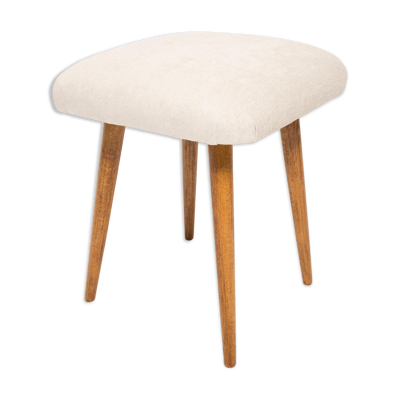 Tabouret Beige Clair Mid-Century Modern, Europe, 1960s